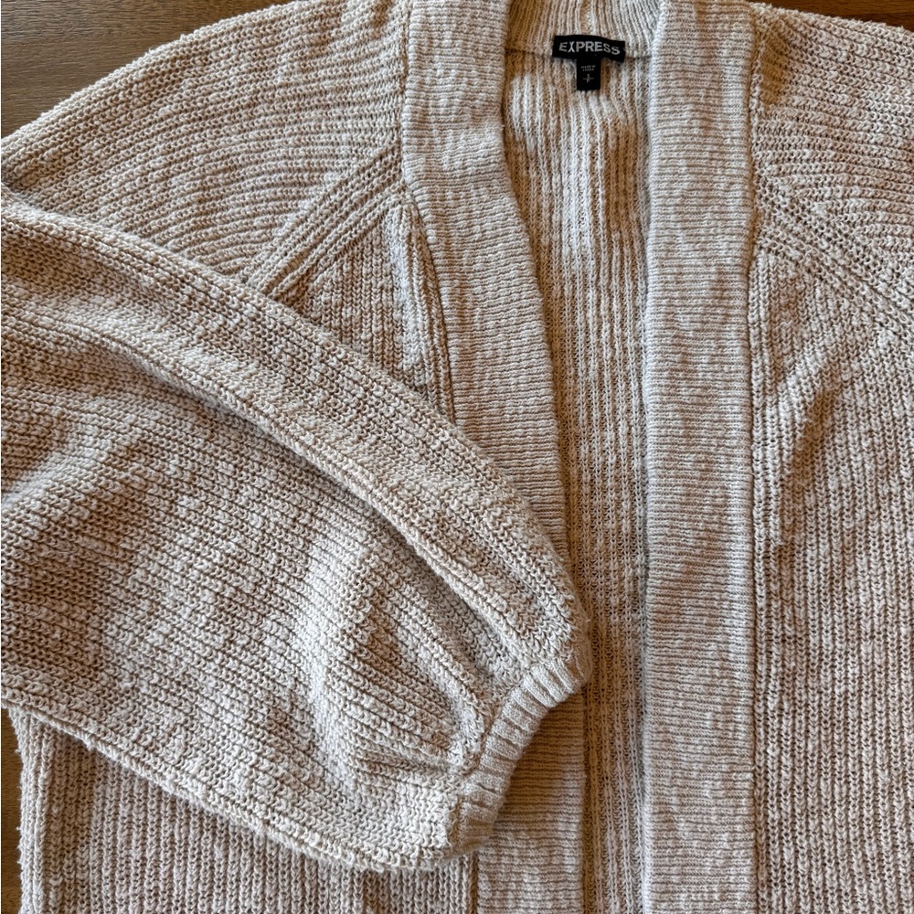 Express Cozy Cream Women's Sweater - Picture 3 of 4